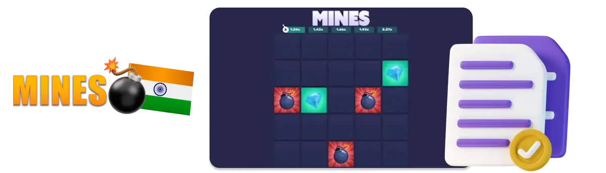 Terms and conditions for Mines players in India